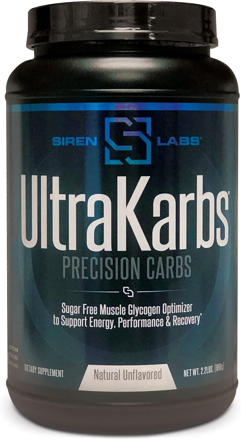 SIRENLABS Ultra Karbs Mass Gainer with KarboLyn - Healthy Carb Loading for Men - Faster Recovery and More Energy - Post-Workout Muscle Builder (40 Servings)