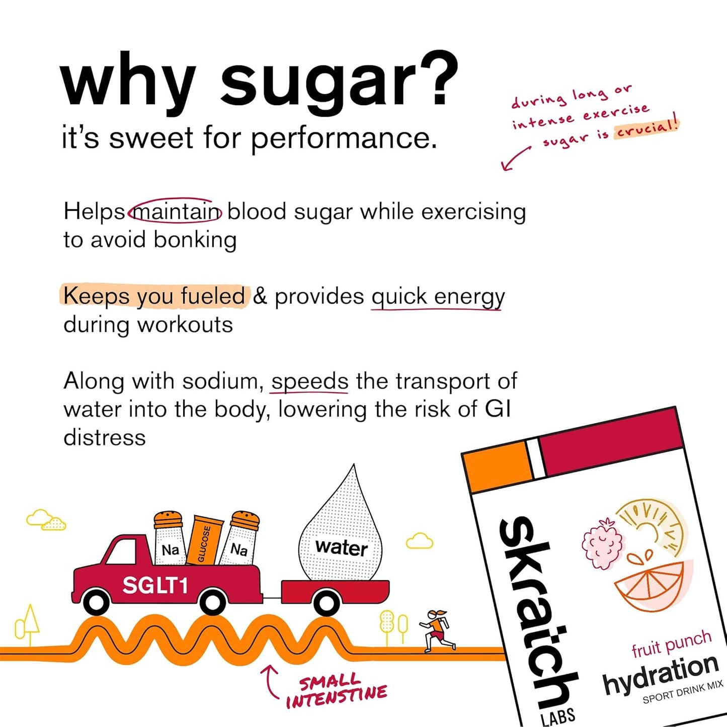 Skratch Labs Fruit Punch Hydration Powder | Sport Drink Mix for Exercise, Endurance, Performance | 60 Servings | Non-GMO, Vegan, Kosher