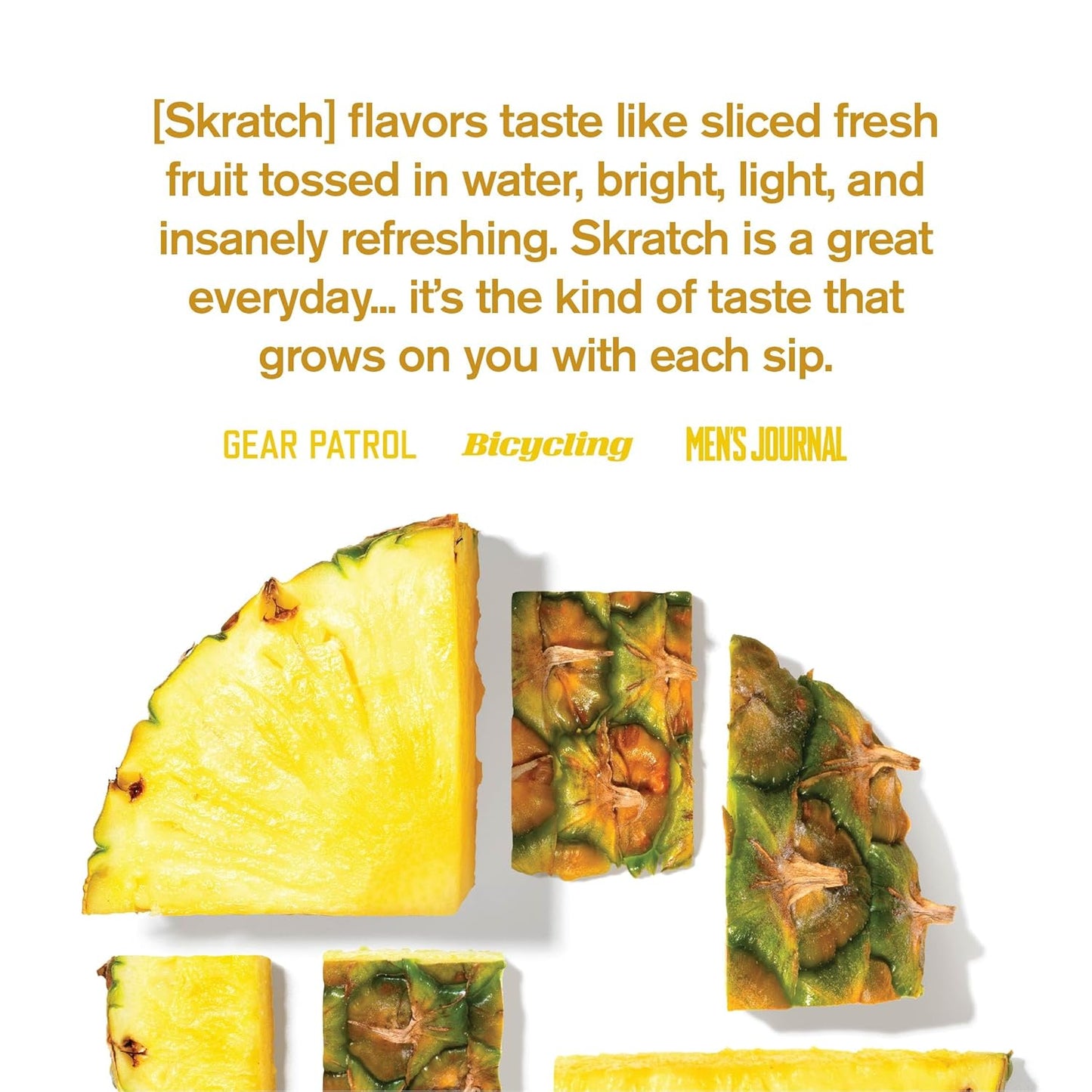 Skratch Labs Pineapple Sport Drink Mix: Hydration Powder with Electrolytes for Exercise, Endurance, and Performance | Non-GMO, Vegan, Kosher | 20 Servings