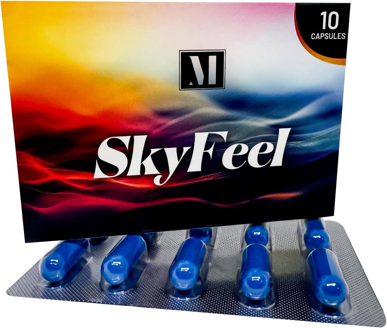 SkyFeel Energy and Performance Booster - 10 Pack, USA-Made for Vitality and Endurance