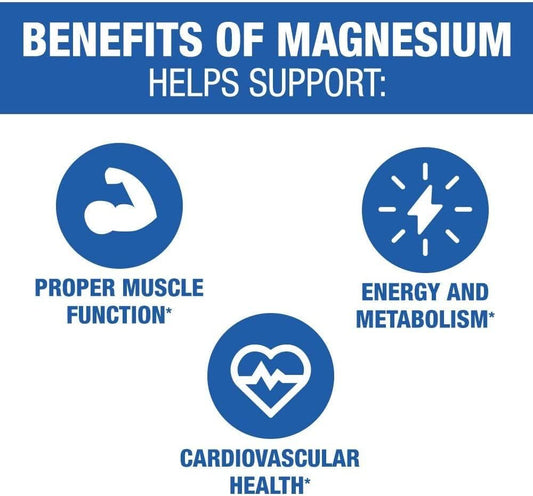 Slow-Mag Magnesium Chloride With Calcium Tablets - Pack of 240 Tablets