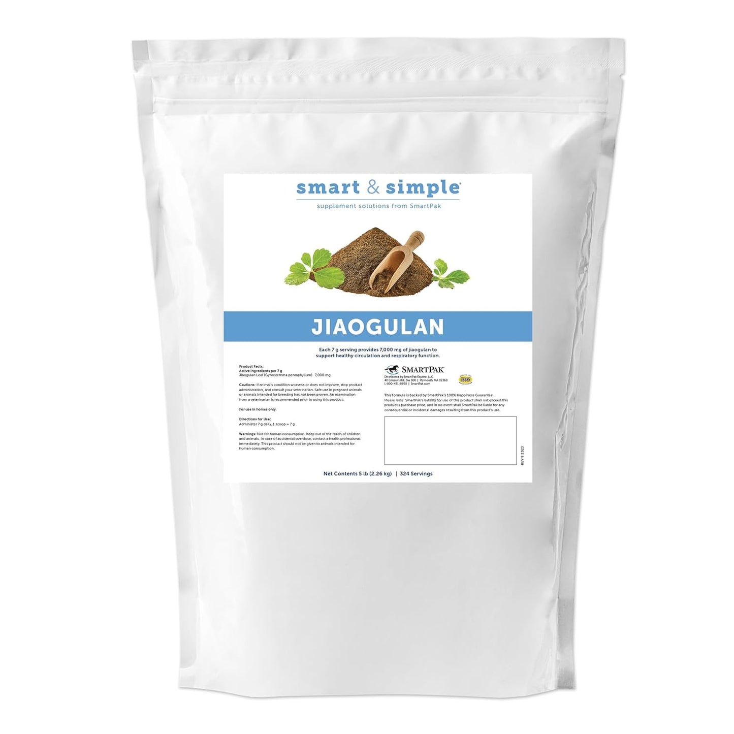 SmartPak Jiaogulan Horse Supplement for Circulation & Muscle Support, 5lb