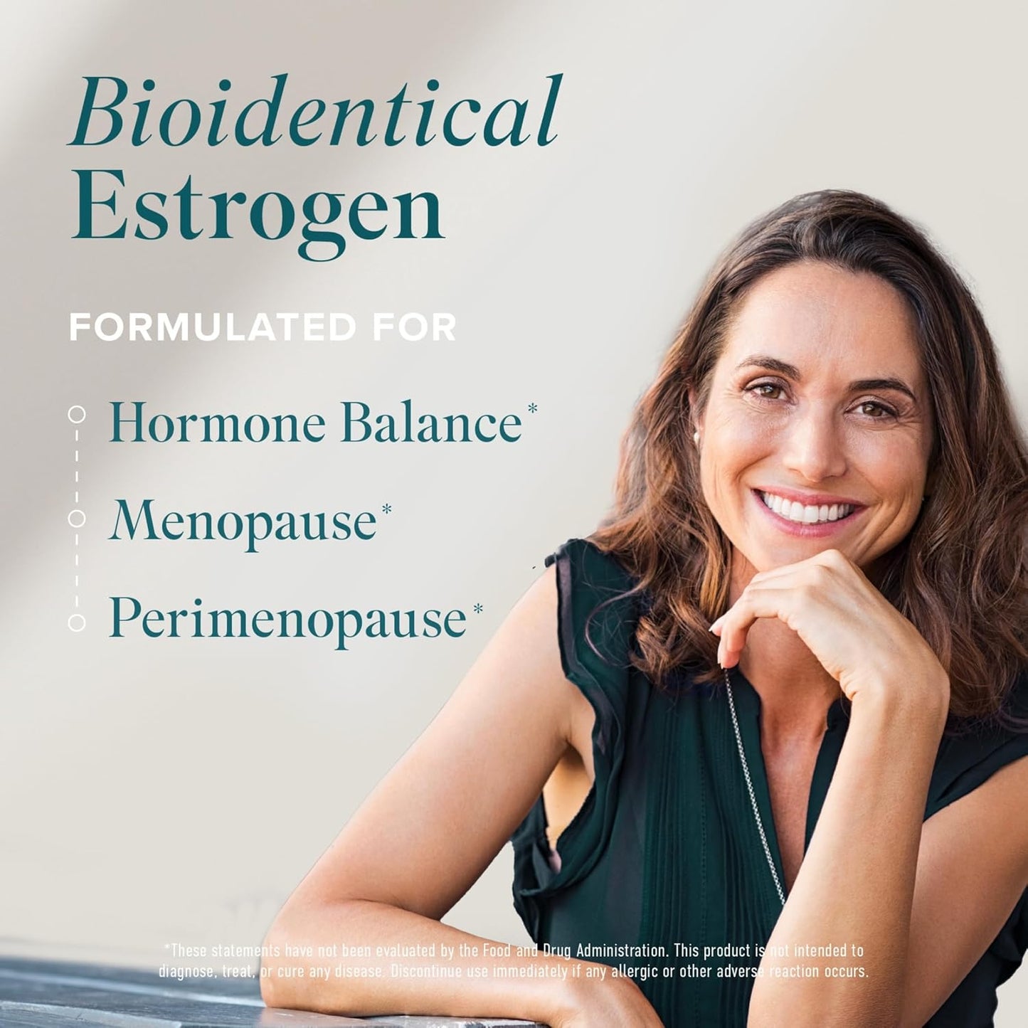 SMNutrition Estrogen Cream: Hormone Balance & Menopause Support | Bioidentical Formula with Wild Yam, Vitamin A, Black Currant Oil | 80 Servings, 4oz Pump