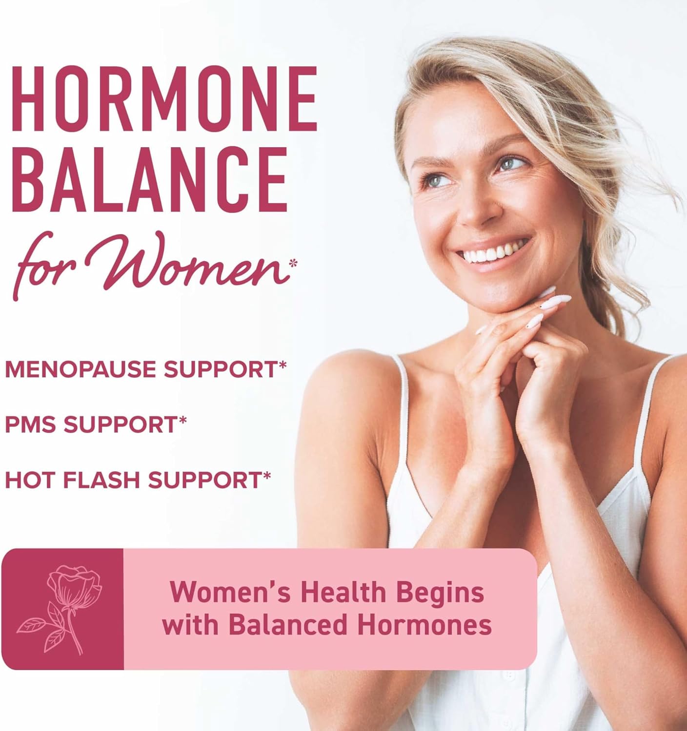 SMNutrition Hormone Balancing Bundle: Herbal Tincture with Myo-Inositol & D-Chiro Inositol for Women's Cycle Support (90 Servings)