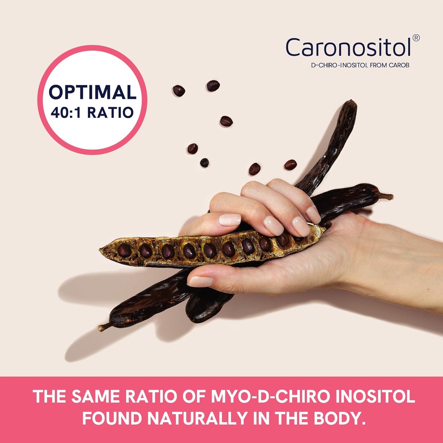 SMNutrition Myo-Inositol & D-Chiro Inositol Capsules for Women | Hormone Balance & Ovarian Health Support | 40:1 Ratio, 2000mg Myo-Inositol & 50mg D-Chiro | Menstrual Cycle & Ovarian Vitamins | 120 Count