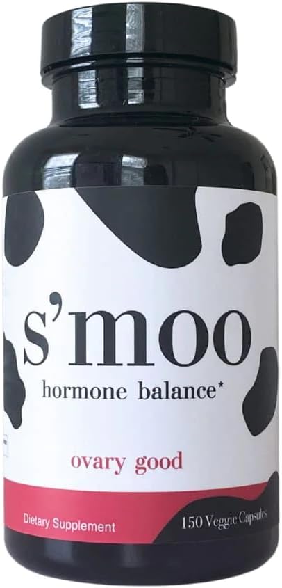 S'moo S’moo Ovary Good Capsules - 7-in-1 PCOS Supplement for Women's Hormone Balance, Fertility, and Ovarian Health (30 Day Supply)