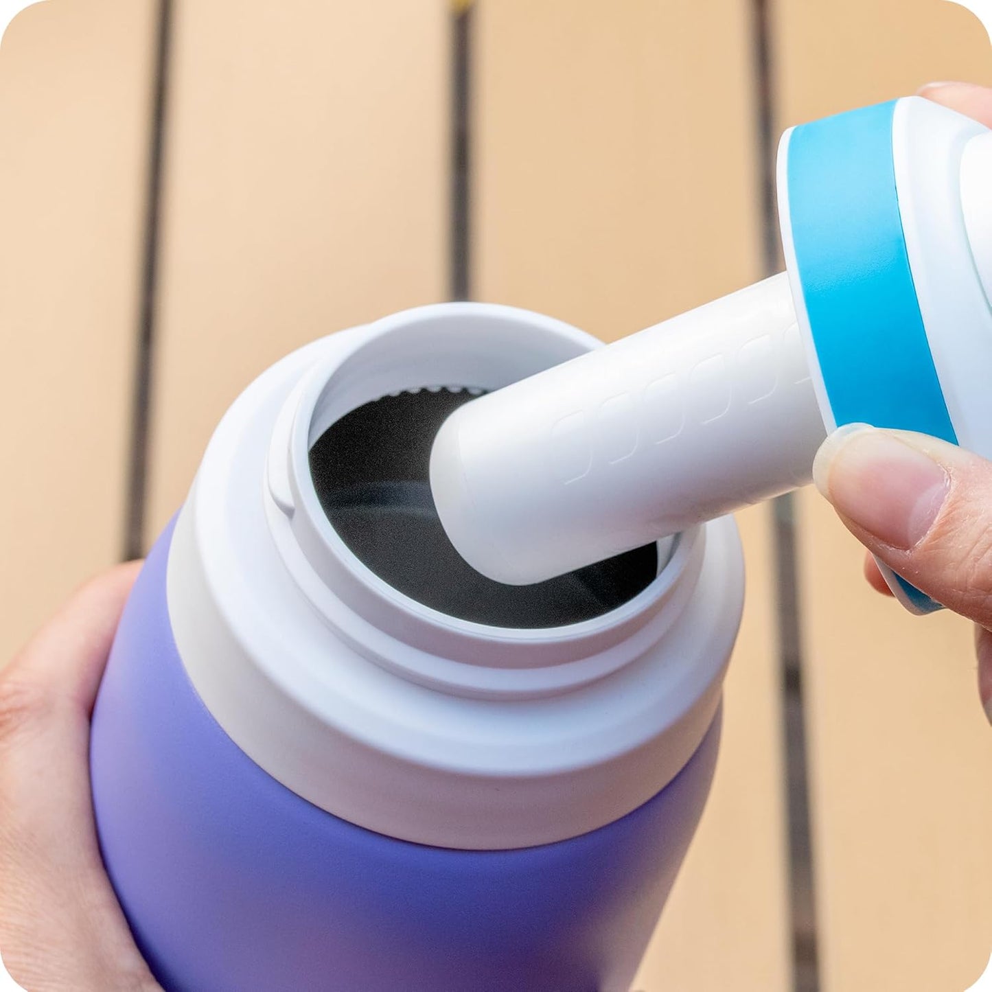 Snowfall Flavors Cartridge Adapter for Owala Bottle - Compatible with Cirkul Flavors Cartridge - BPA Free - Food Grade Silicone