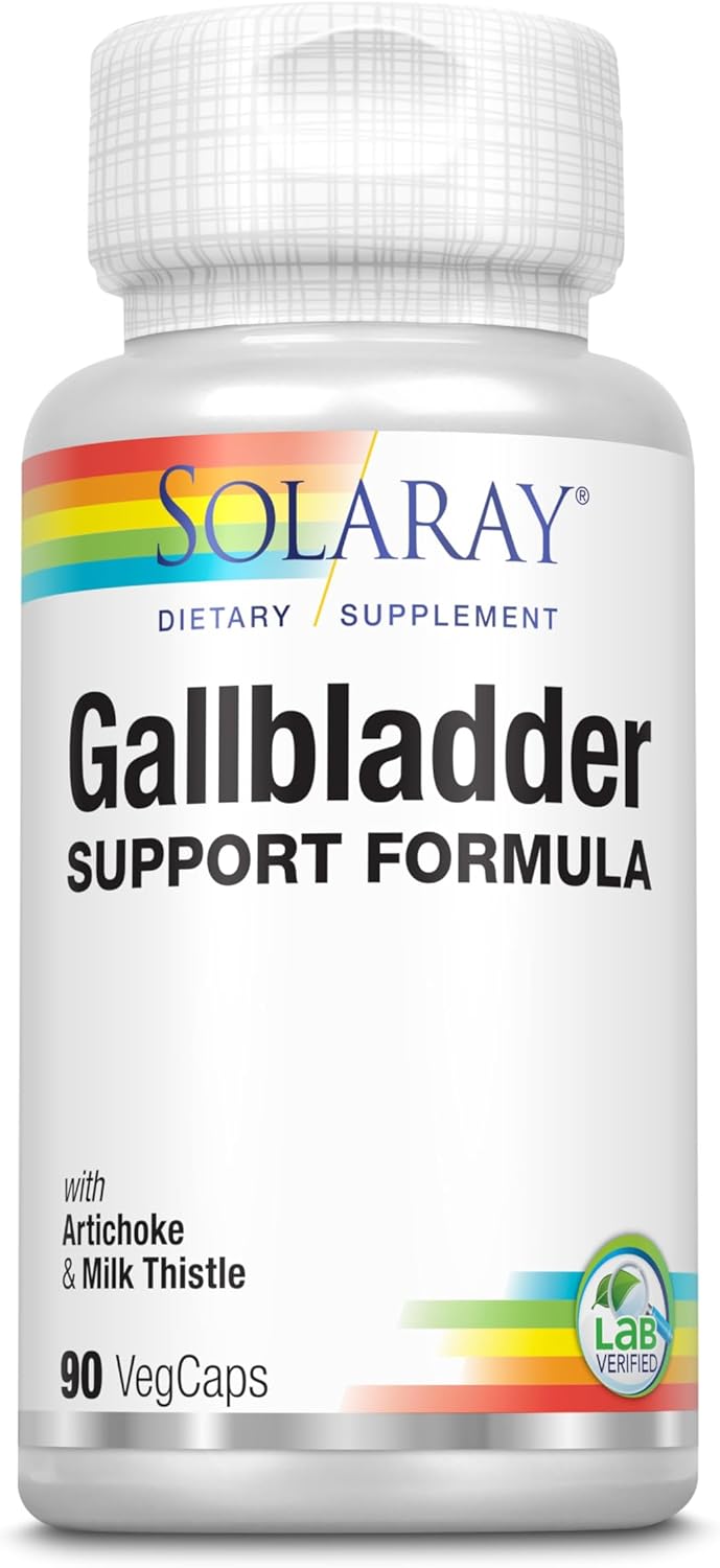 Solaray Gallbladder Support Supplement - 90 Capsules for Digestive Health