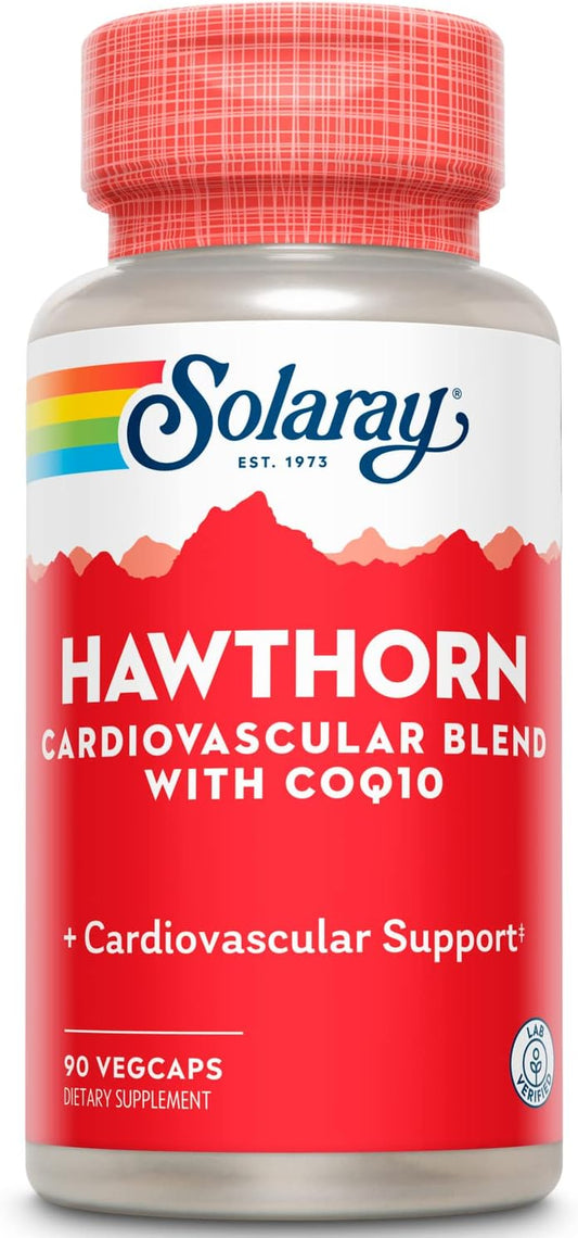 Solaray Hawthorn Special Formula Capsules - 150mg, 90 Count | Heart Health & Circulation Support Supplement