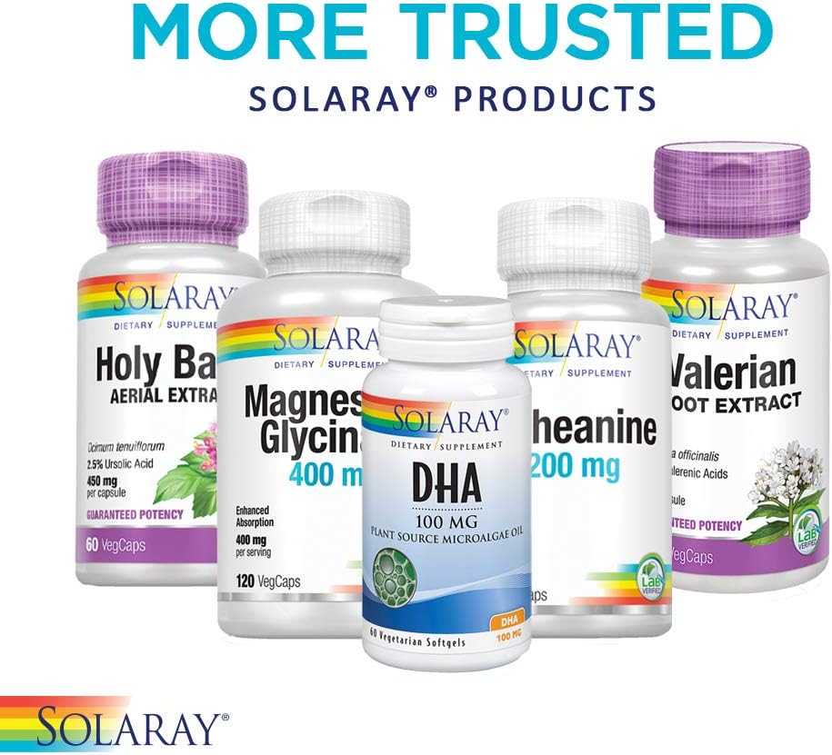 Solaray St. Johns Wort Extract Capsules 450mg | Mood & Brain Health Support | 0.3% Hypericin | 60 Count