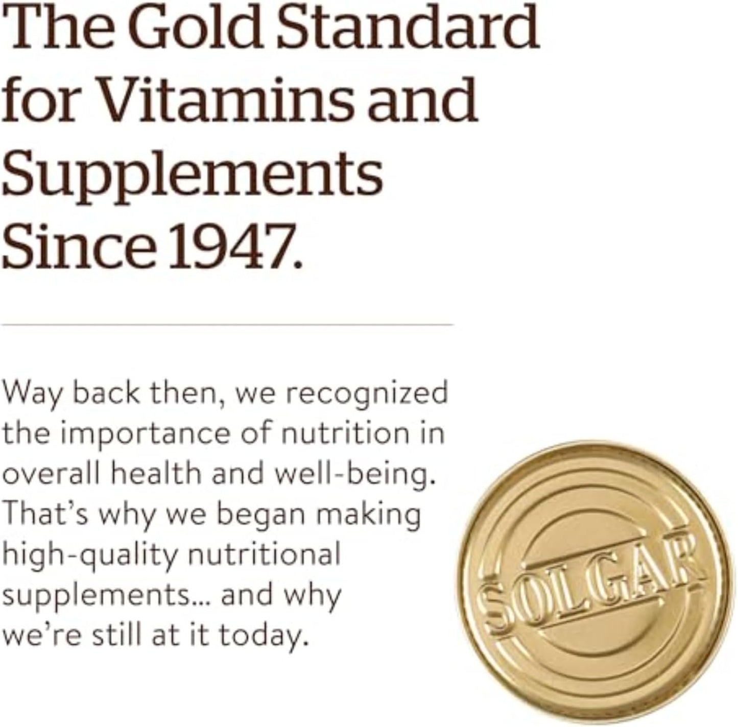 Solgar Calcium Magnesium Zinc Tablets - Supports Bone Health, Nerve & Muscle Function - Non GMO, Vegan, Gluten Free - 100 Count