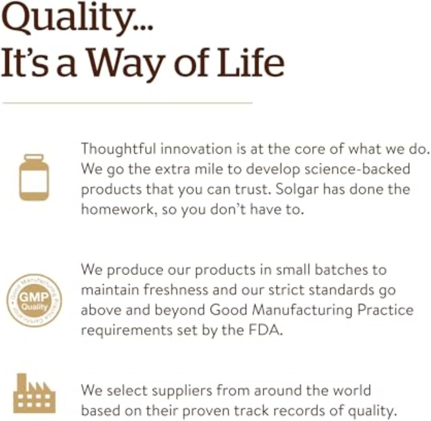 Solgar Calcium Magnesium Zinc Tablets - Supports Bone Health, Nerve & Muscle Function - Non GMO, Vegan, Gluten Free - 100 Count