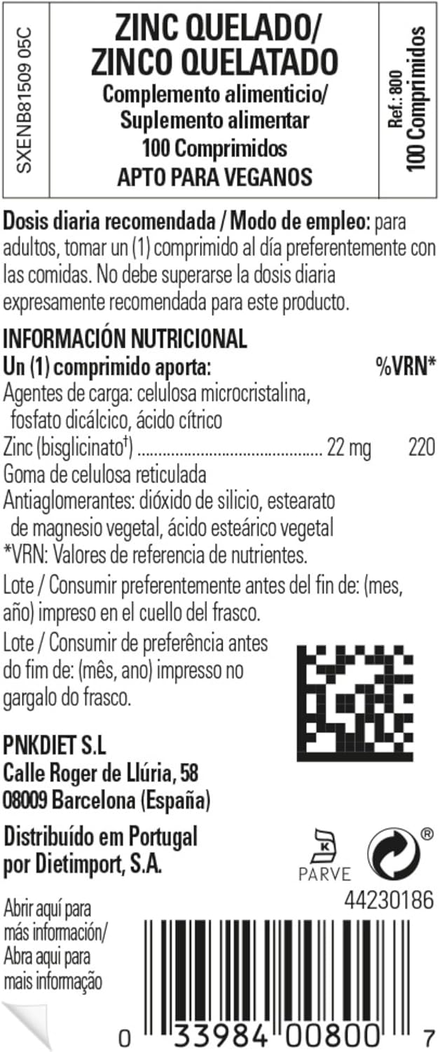 Solgar Chelated Zinc Tablets - Promotes Healthy Skin, Cell Growth, DNA Formation - Antioxidant Support - Boosts Immune System - Non GMO, Gluten Free - 100 Servings