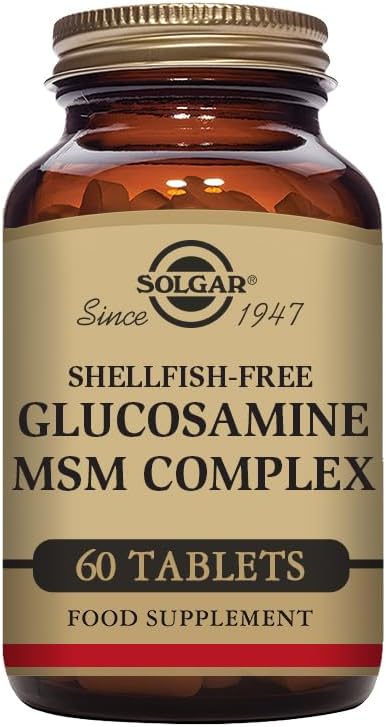 Solgar Glucosamine MSM Complex Tablets - 60 Count Bottle