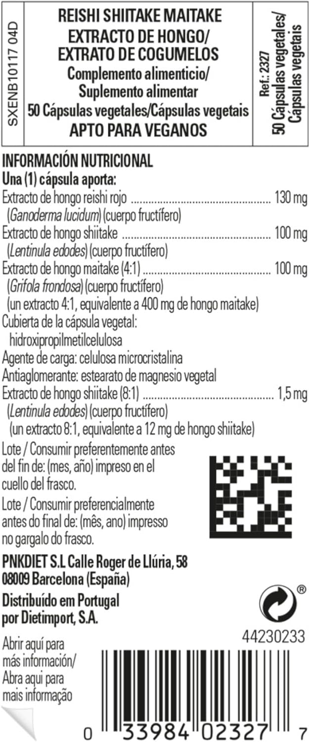 Solgar Multi-Mushroom Complex Capsules - Reishi, Shiitake, Maitake Extract - Rich in Beta Glucans - Non-GMO, Vegan, Gluten & Dairy Free - 50 Servings