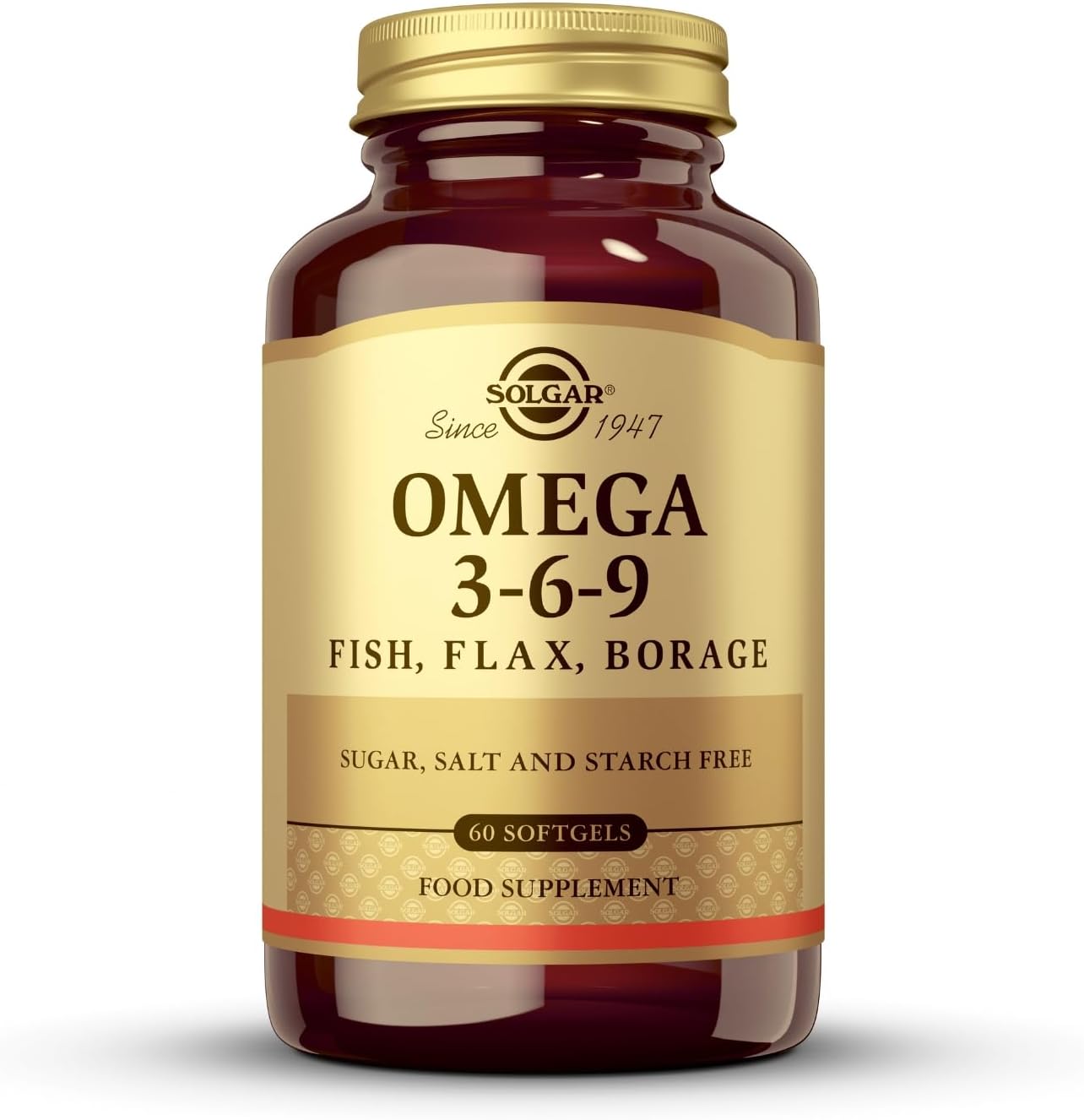 Solgar Omega 3-6-9 Softgels 1300mg - Joint & Skin Health Support - Non-GMO, Gluten Free - 20 Servings