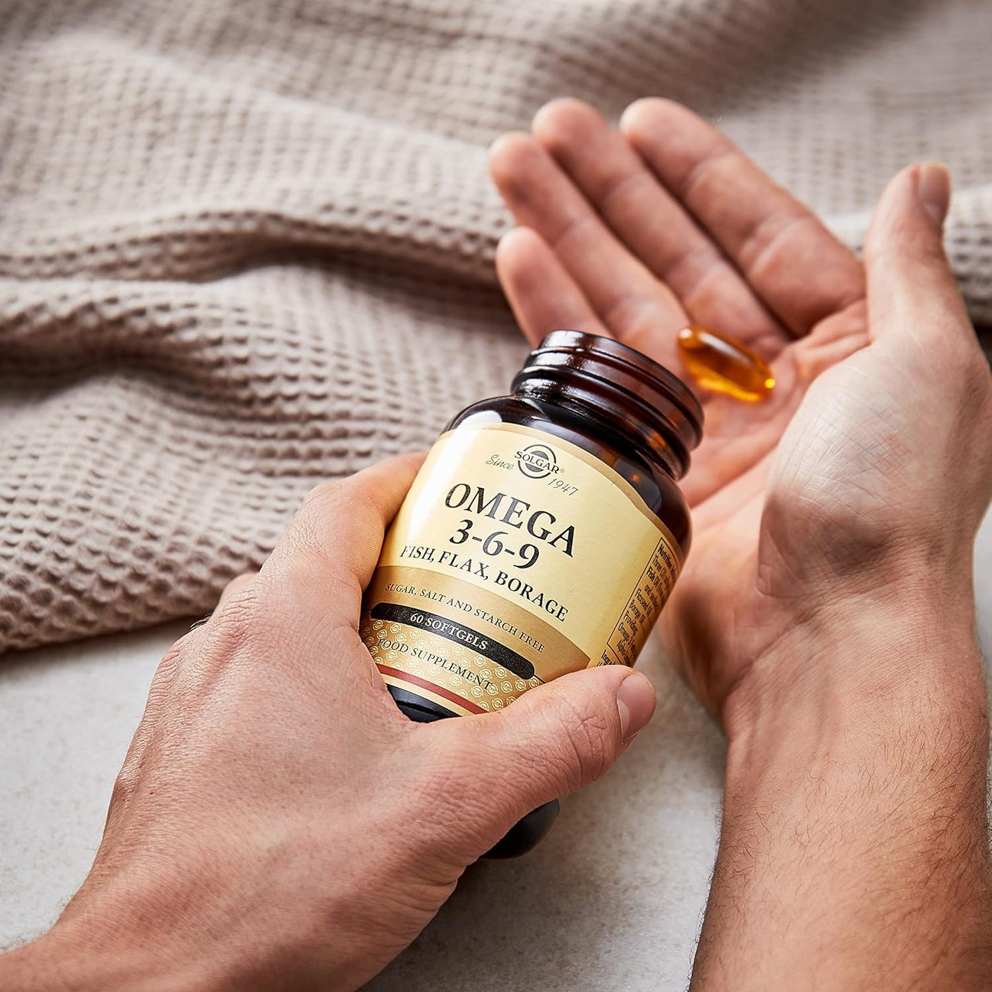 Solgar Omega 3-6-9 Softgels 1300mg - Joint & Skin Health Support - Non-GMO, Gluten Free - 20 Servings