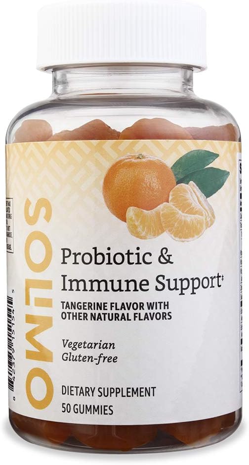 Solimo Probiotic & Immune Support Gummies with Echinacea - 2 Billion CFU, 50 Count