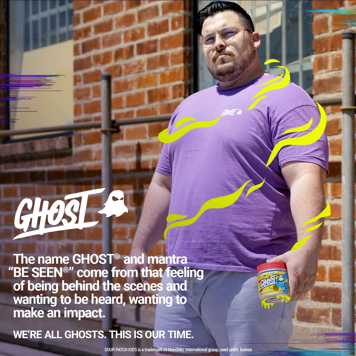 Sour Patch Kids Blue Raspberry Energy and Focus Nootropic Formula - 40 Servings, Vegan & Gluten-Free - Boost Attention & Reaction Time