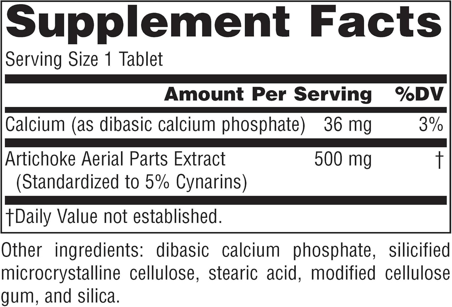 Source Naturals Artichoke Extract 500mg - 180 Tablets for Digestive Support and Liver Health
