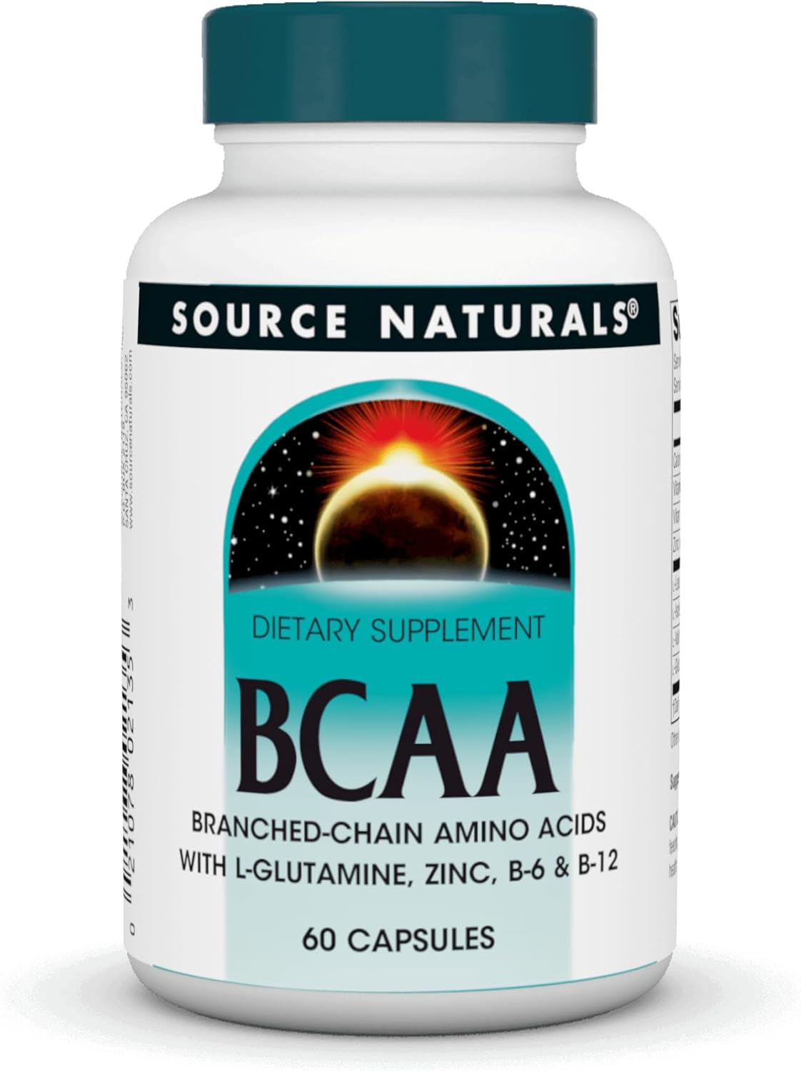 Source Naturals BCAA Capsules - Supports Muscular Systems - 60 Count