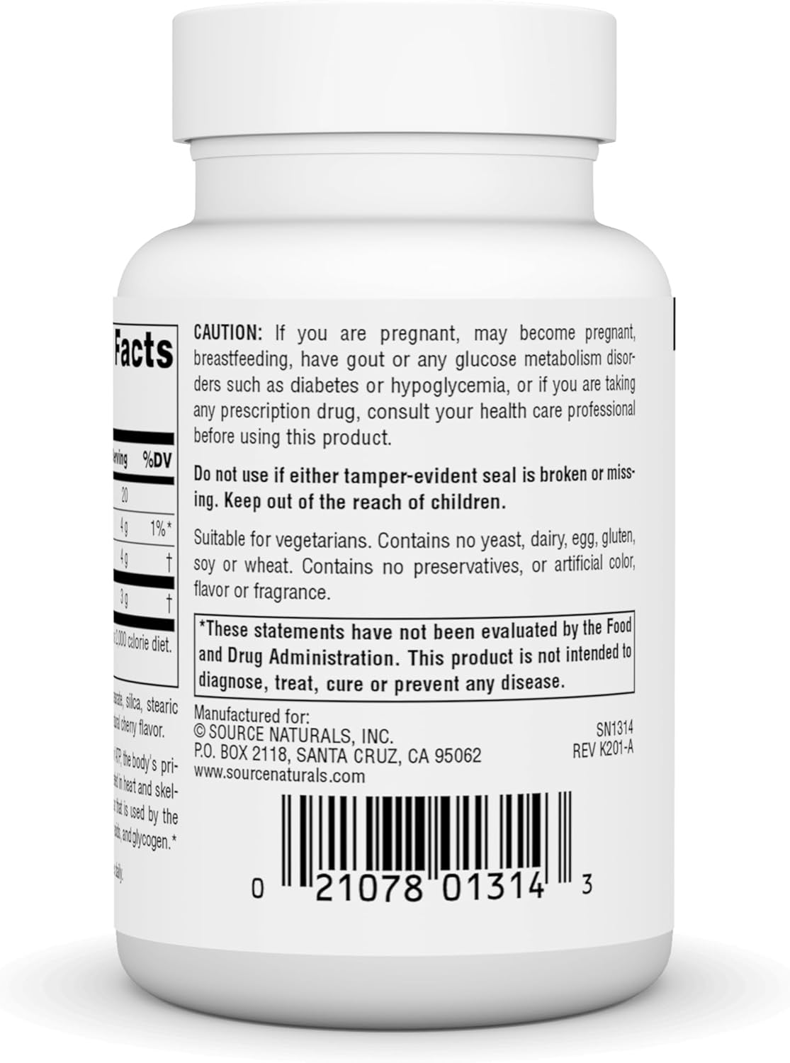 Source Naturals D-Ribose 1000 Mg Fruit Wafer - 30 Count, Energy Support Supplement