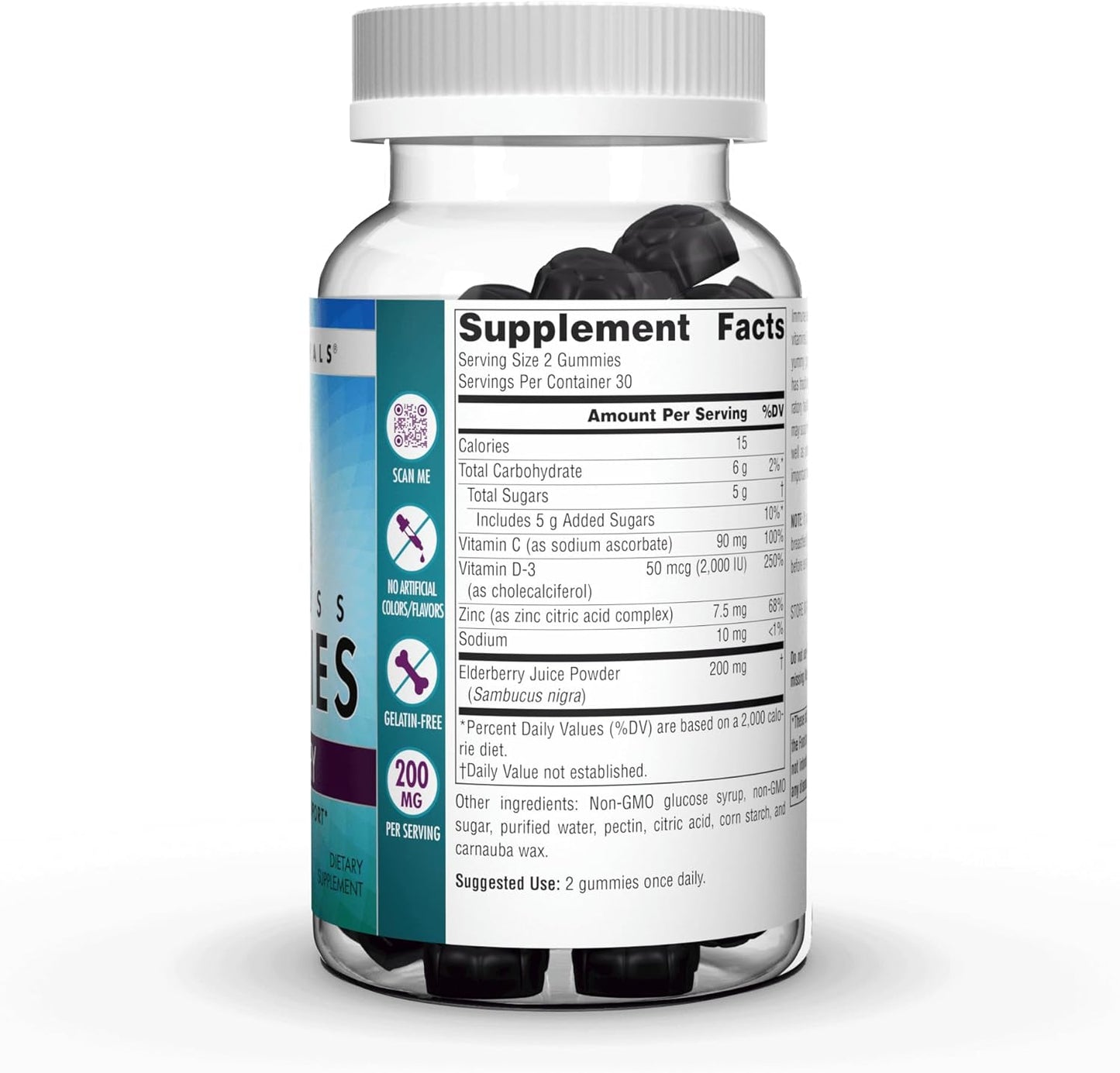 Source Naturals Elderberry Gummies - Immune Support & Antioxidant - 60 Gummies