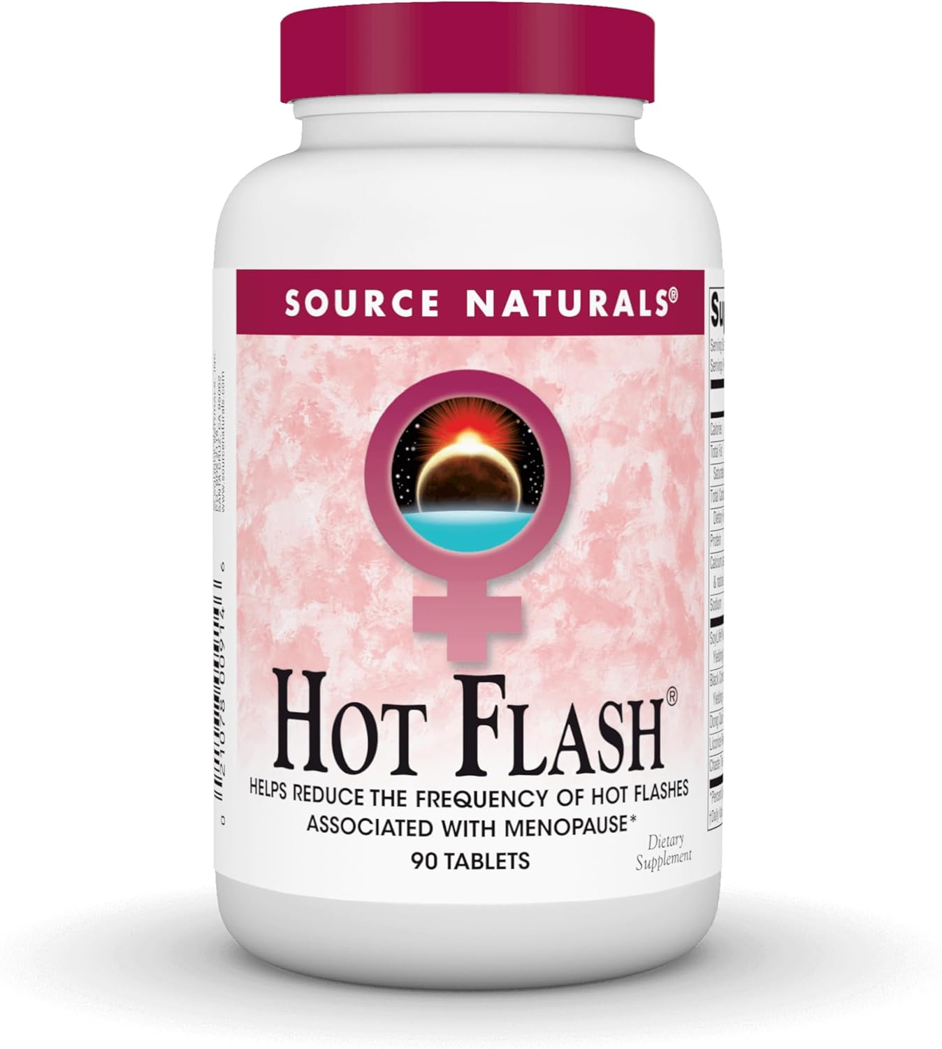 Source Naturals Hot Flash Relief - 90 Tablets, Reduces Frequency of Hot Flashes