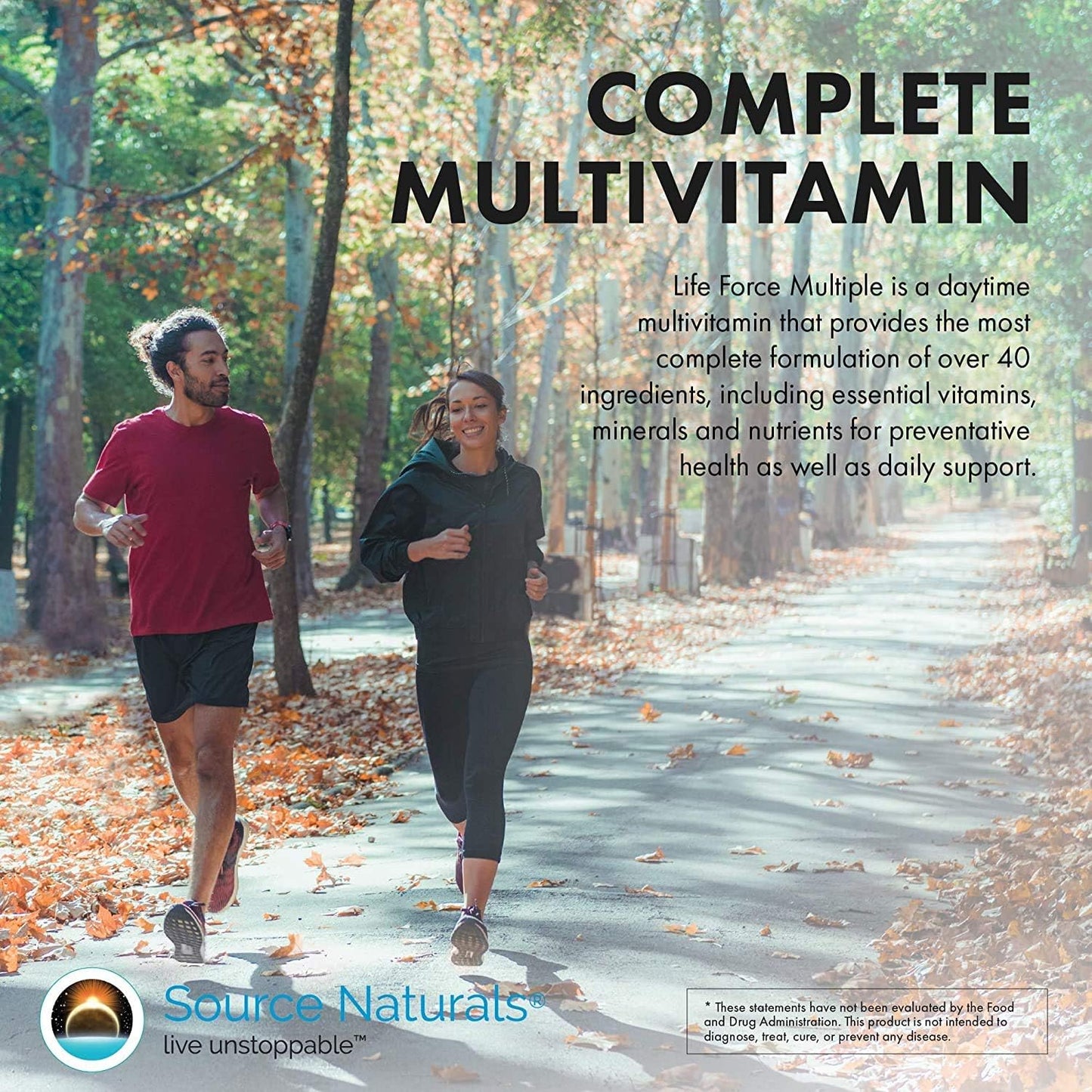 Source Naturals Life Force Multiple No Iron Energy Activator Daily Vitamin - 90 Tablets