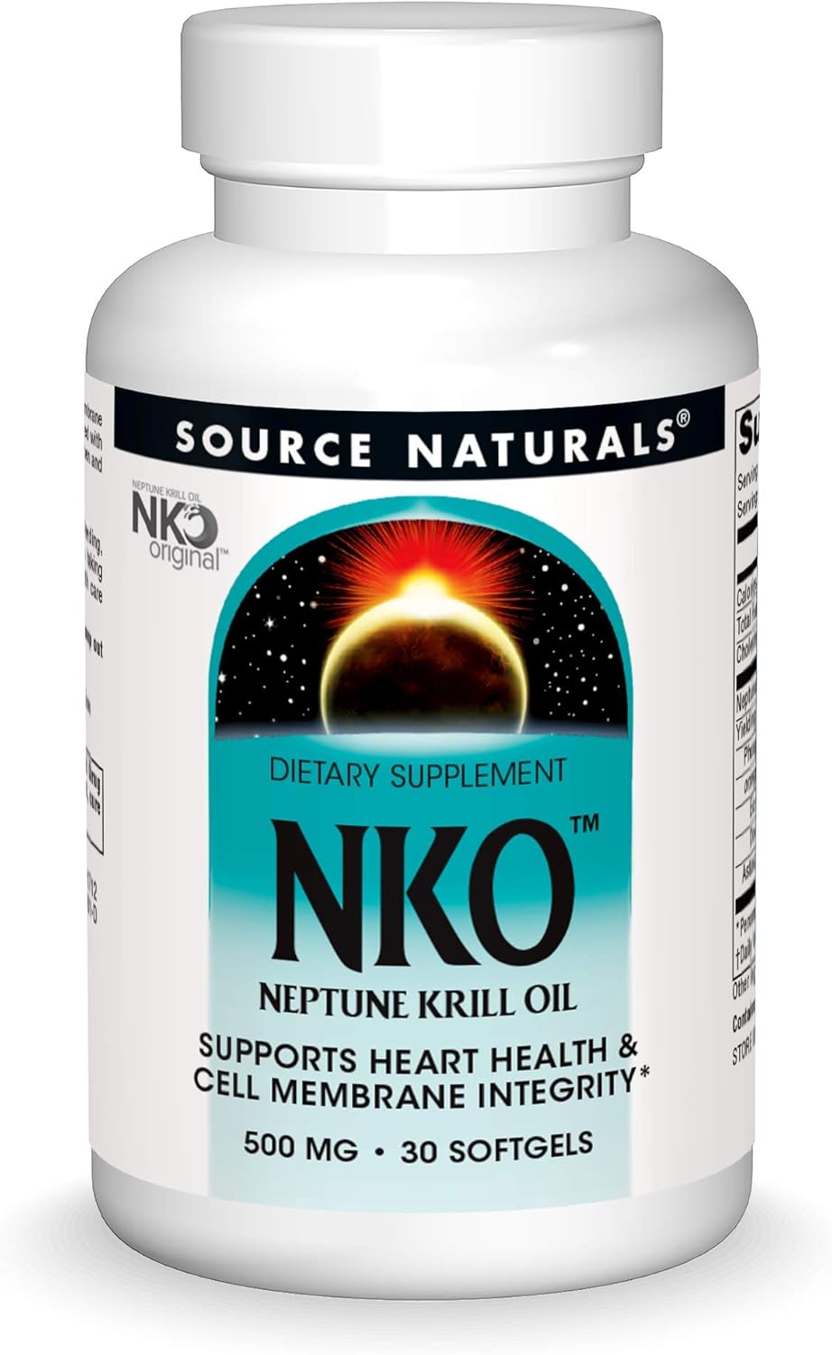 Source Naturals NKO Neptune Krill Oil Softgels - 500mg, 30 Count
