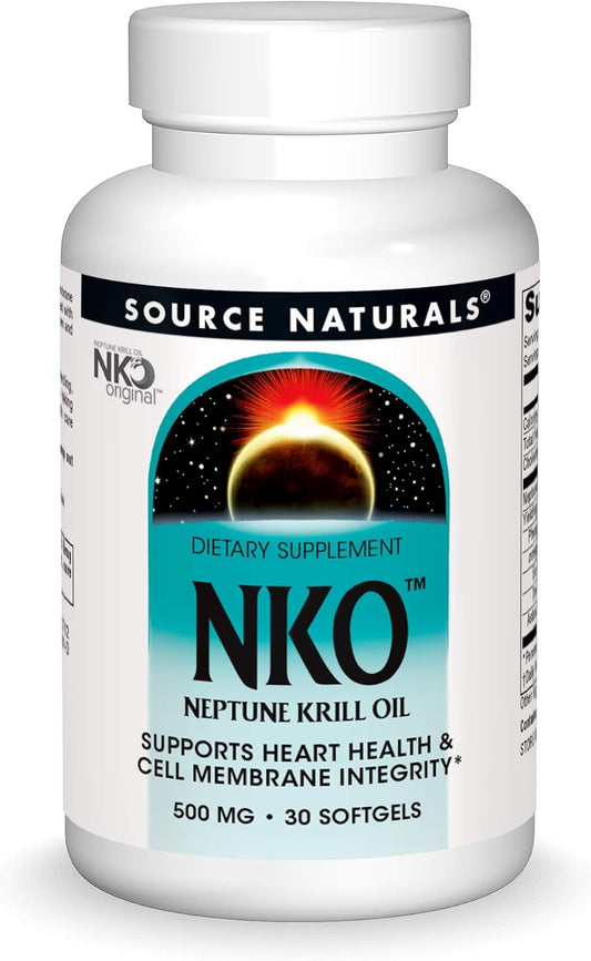 Source Naturals NKO Neptune Krill Oil Softgels - 500mg, 30 Count