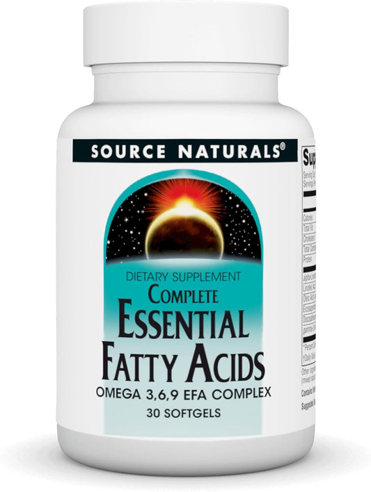 Source Naturals Omega 3 6 9 EFA Complex Softgels - Complete Essential Fatty Acids Supplement