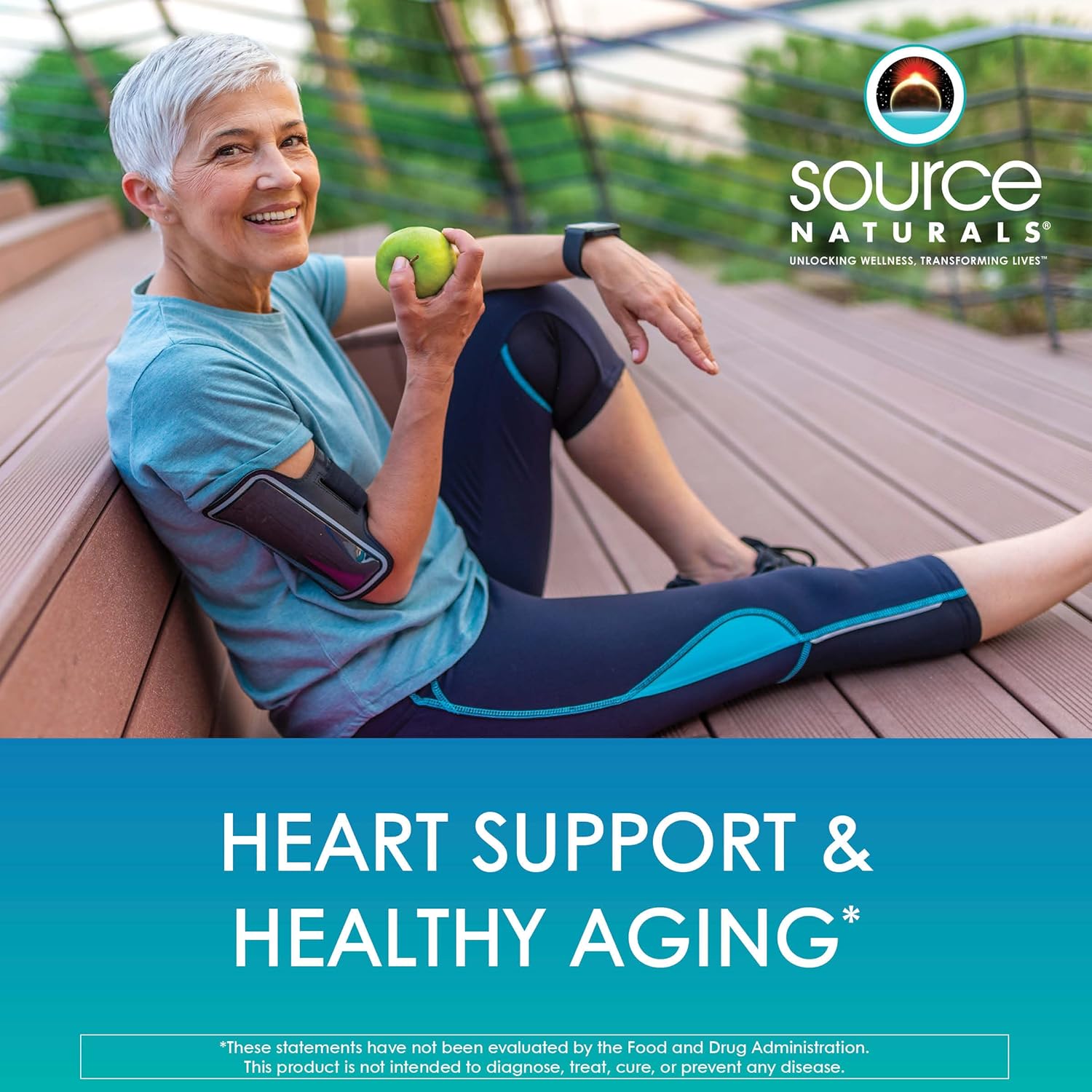 Source Naturals Resveratrol 550 - Heart Health & Anti-Aging Support - 500mg, 30 Tablets