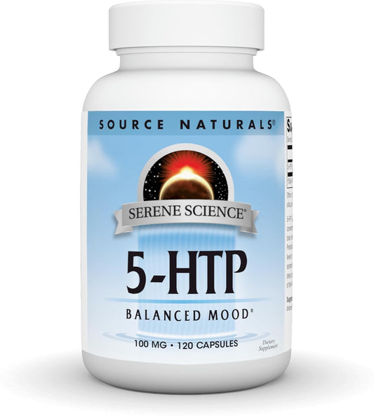 Source Naturals Serene Science 5-HTP Capsules - 100 mg, 120 Count
