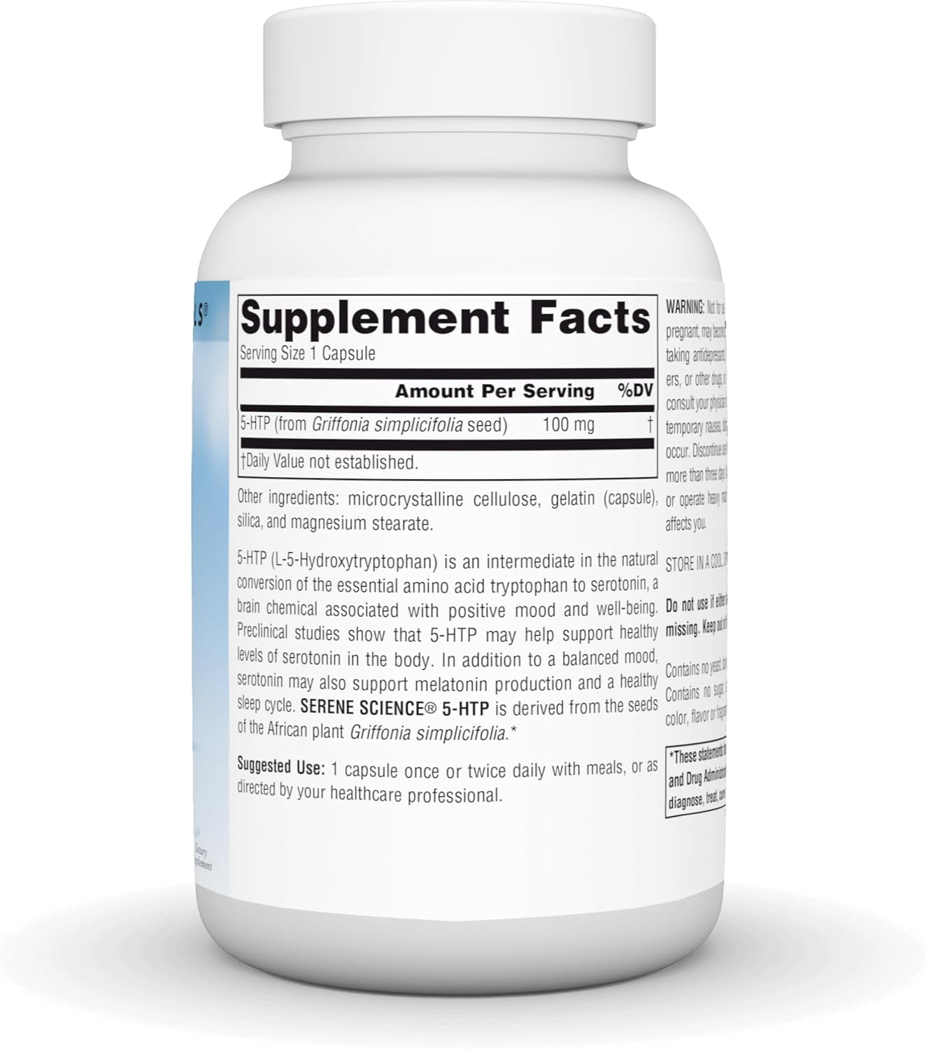 Source Naturals Serene Science 5-HTP Capsules - 100 mg, 120 Count