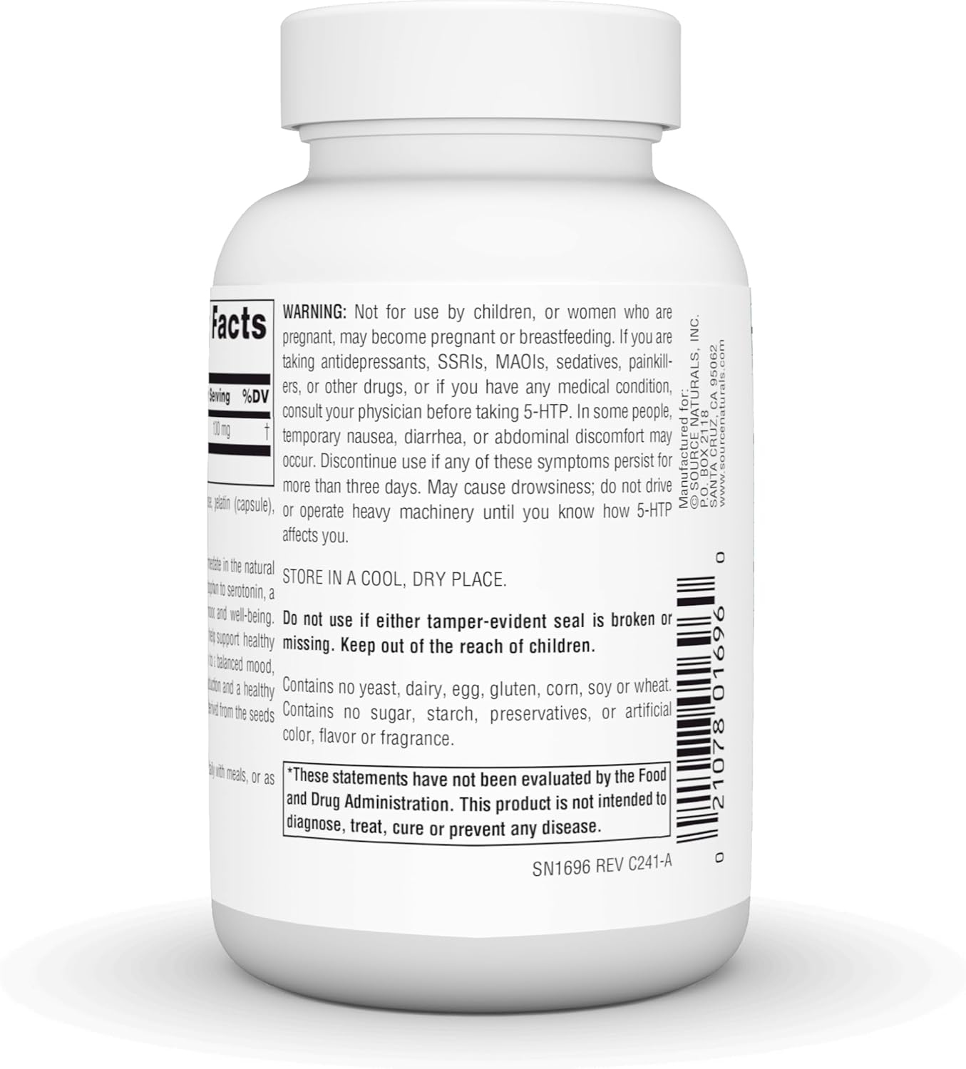 Source Naturals Serene Science 5-HTP Capsules - 100 mg, 120 Count