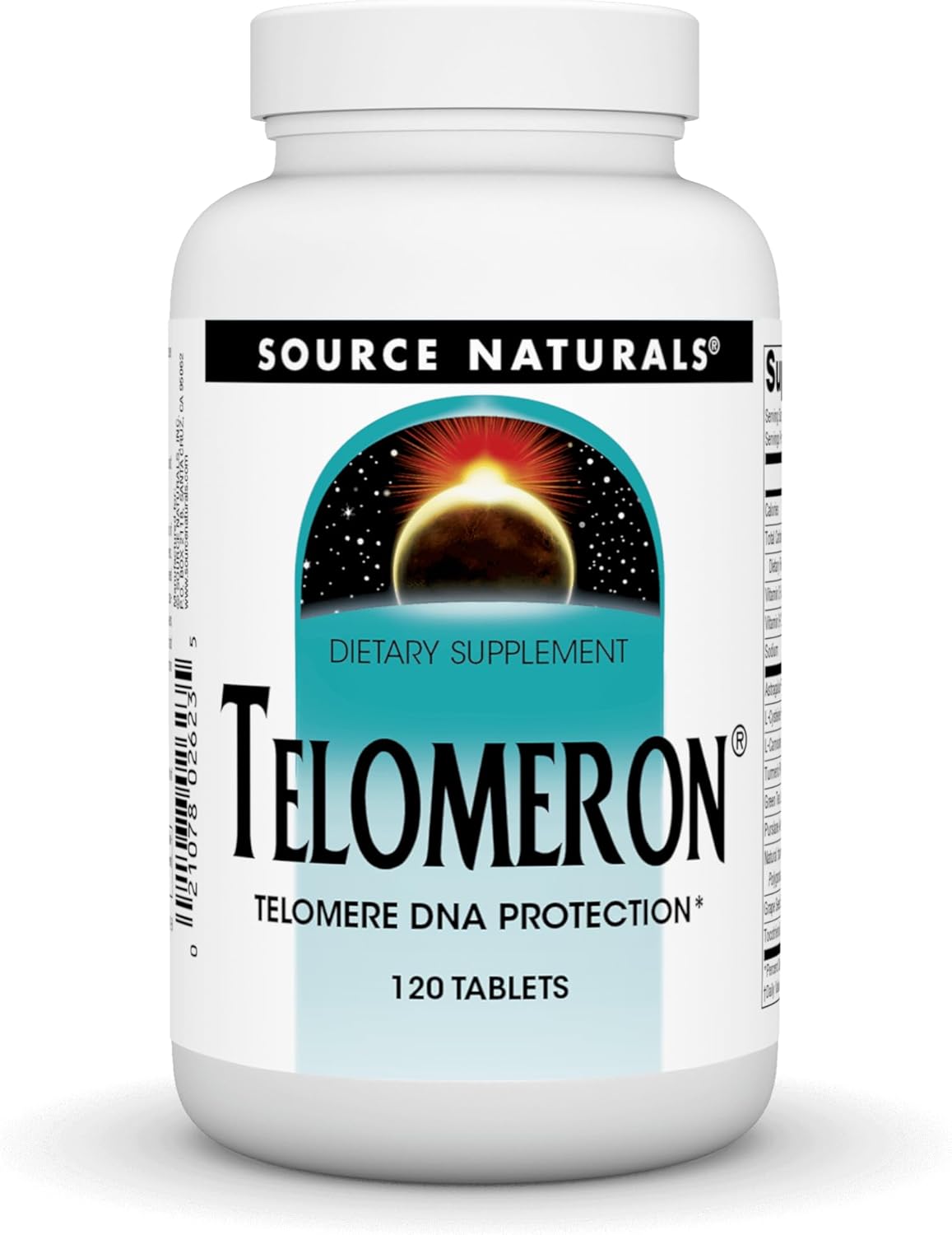 Source Naturals Telomeron Supplement - 120 Tablets for Healthy Aging and Cell Support