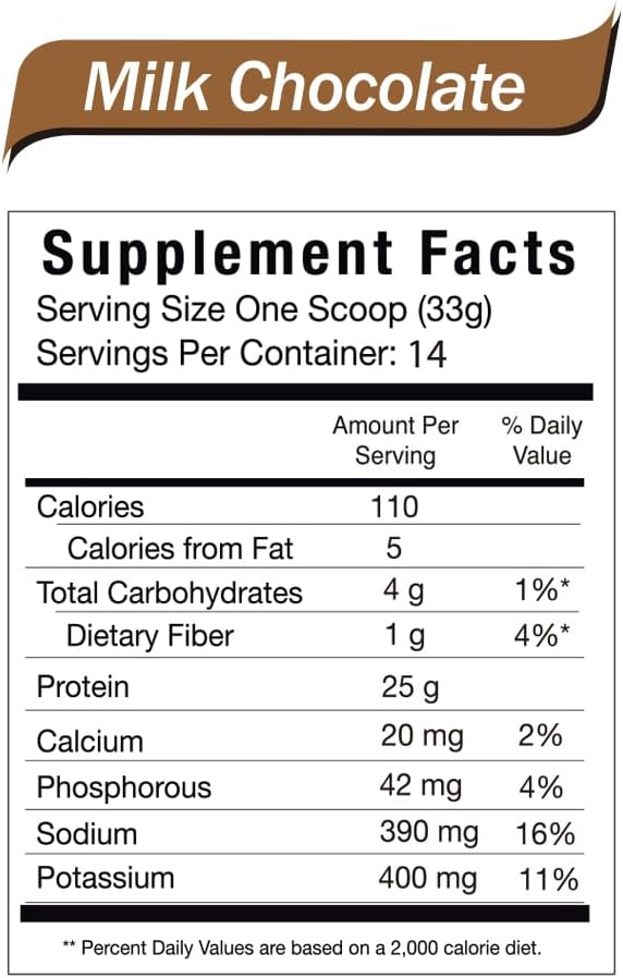 Source Nutrition TradeKing 1 lb Dairy Free Egg White Protein Powder - 25g Protein, Build Lean Muscle, Milk Chocolate Flavor