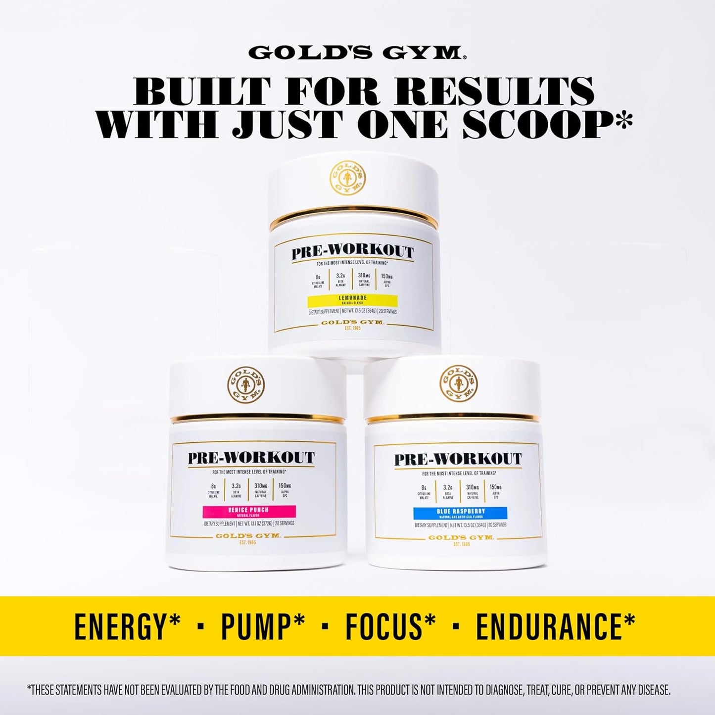 Soy-Free Vegan Pre-Workout Powder with Green Coffee Bean Caffeine - 20 Servings
