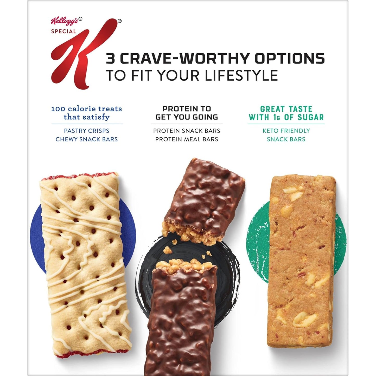 Special K Strawberry Protein Meal Bars - 12g Protein, High Fiber, 6 Boxes, 36 Bars