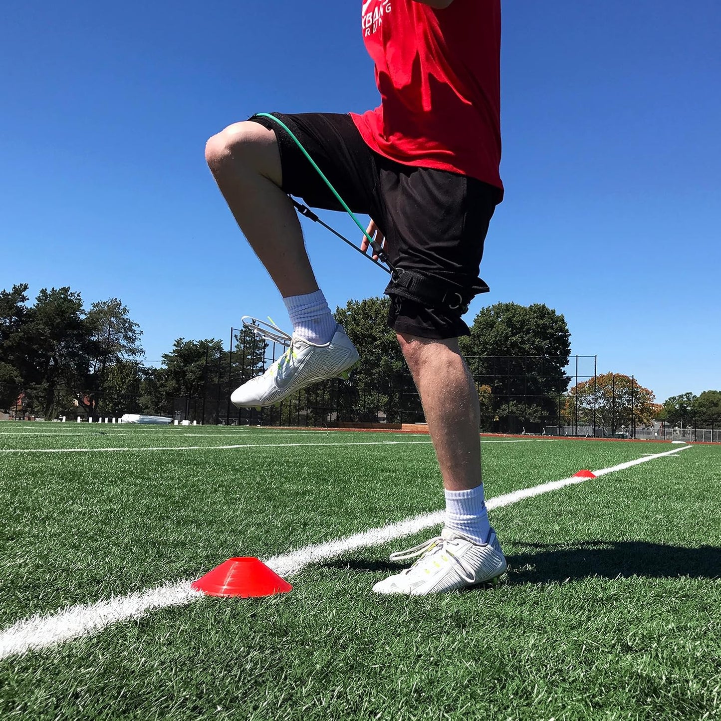 Speed and Strength Leg Resistance Bands Set with Digital Training Programs | Kbands Training Kbands for Athletes - Youth to Advanced Sizes