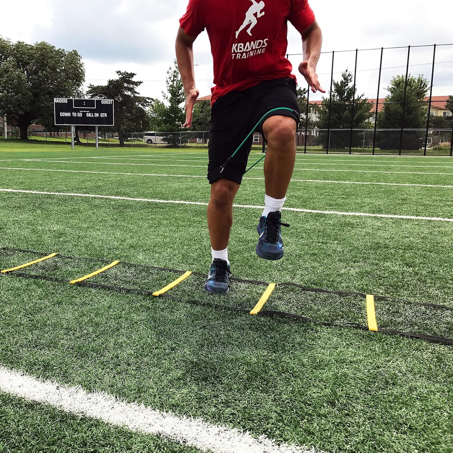 Speed and Strength Leg Resistance Bands Set with Digital Training Programs | Kbands Training Kbands for Athletes - Youth to Advanced Sizes