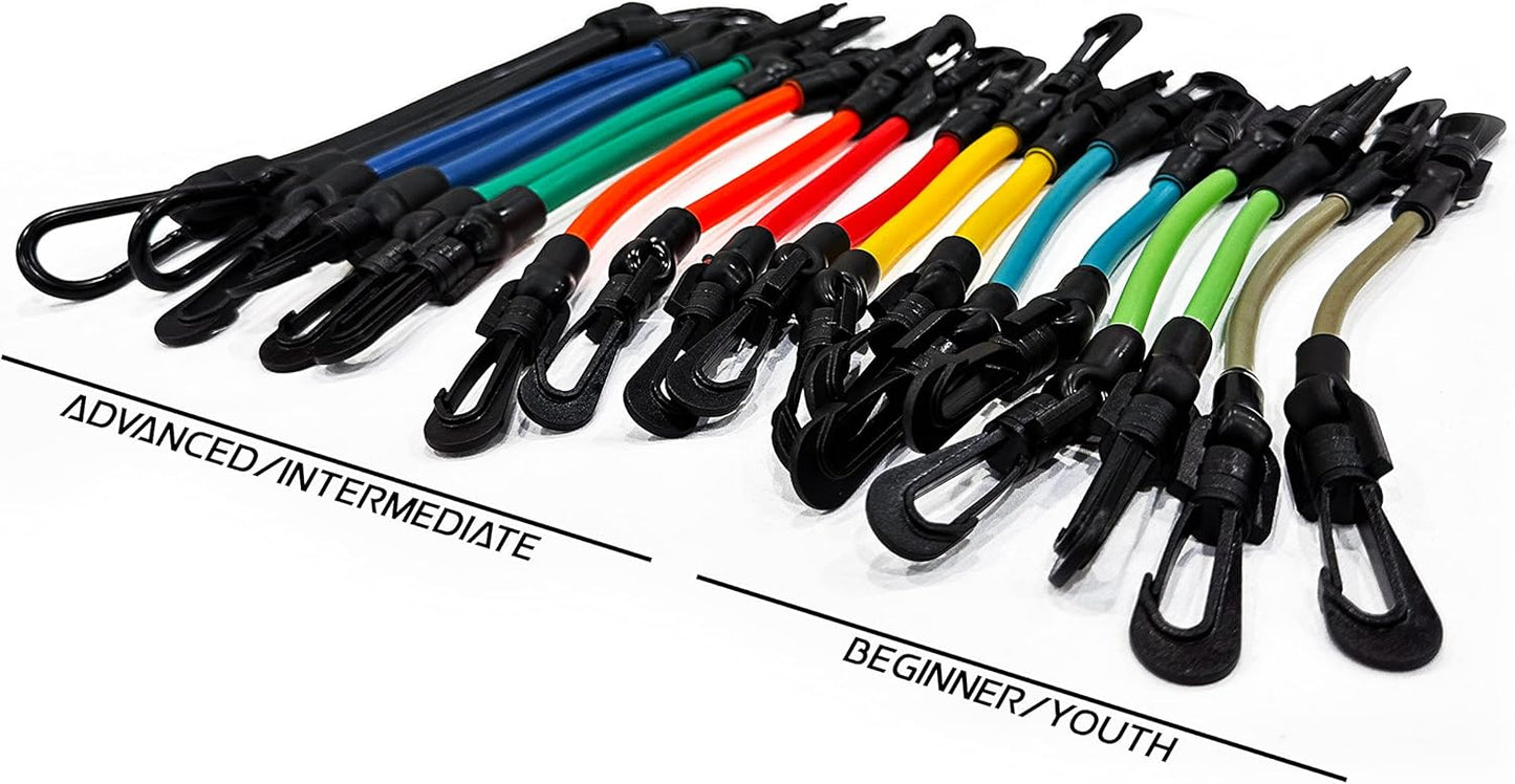Speed and Strength Leg Resistance Bands Set with Digital Training Programs | Kbands Training Kbands for Athletes - Youth to Advanced Sizes