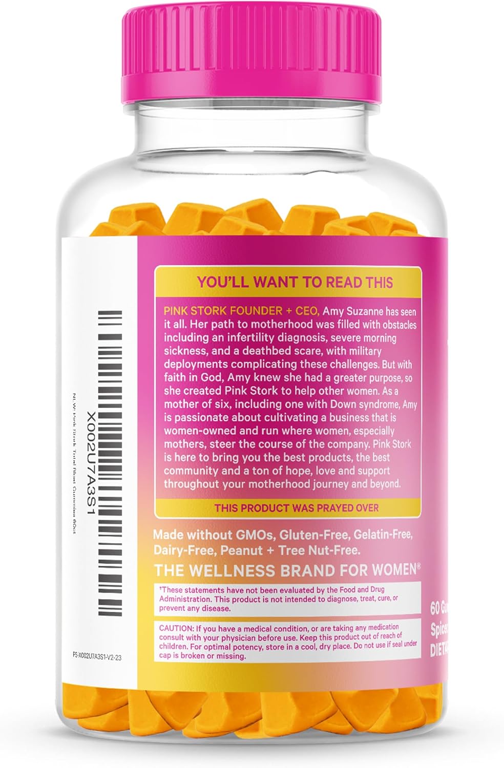 Spiced Apricot Bloating Supplements with Turmeric and Ginger for Digestion, Detox, Gas Relief, Energy, and Immune Health - 60 Gummies