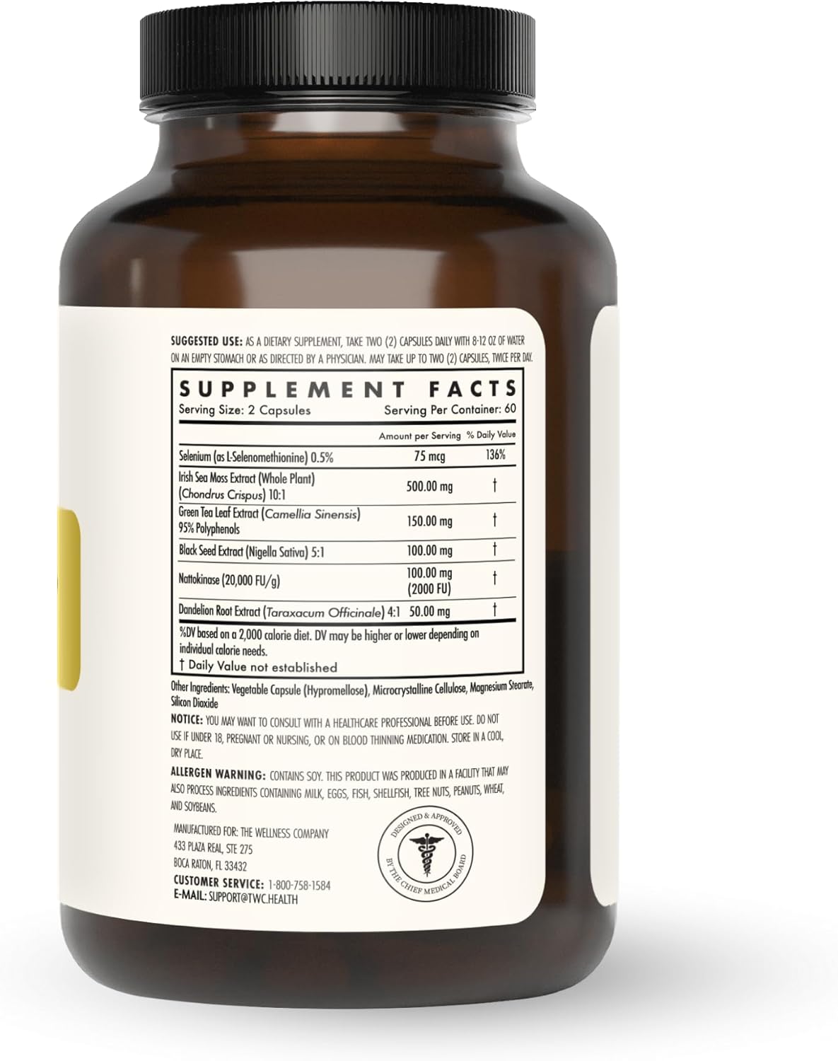 Spike Support Supplement with Nattokinase for Immune Support | 120 ct (2 Month Supply) | Non-GMO, Vegan, Gluten Free