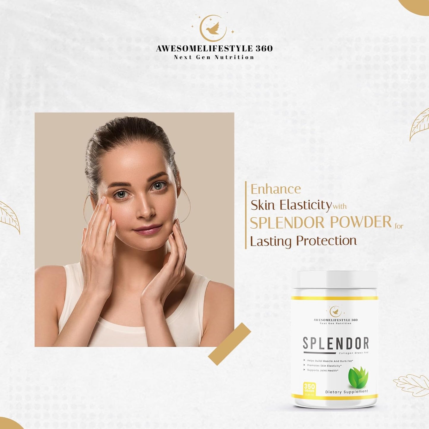 Splendor Grass-Fed Collagen Peptides Powder for Next Gen Nutrition & Lifestyle