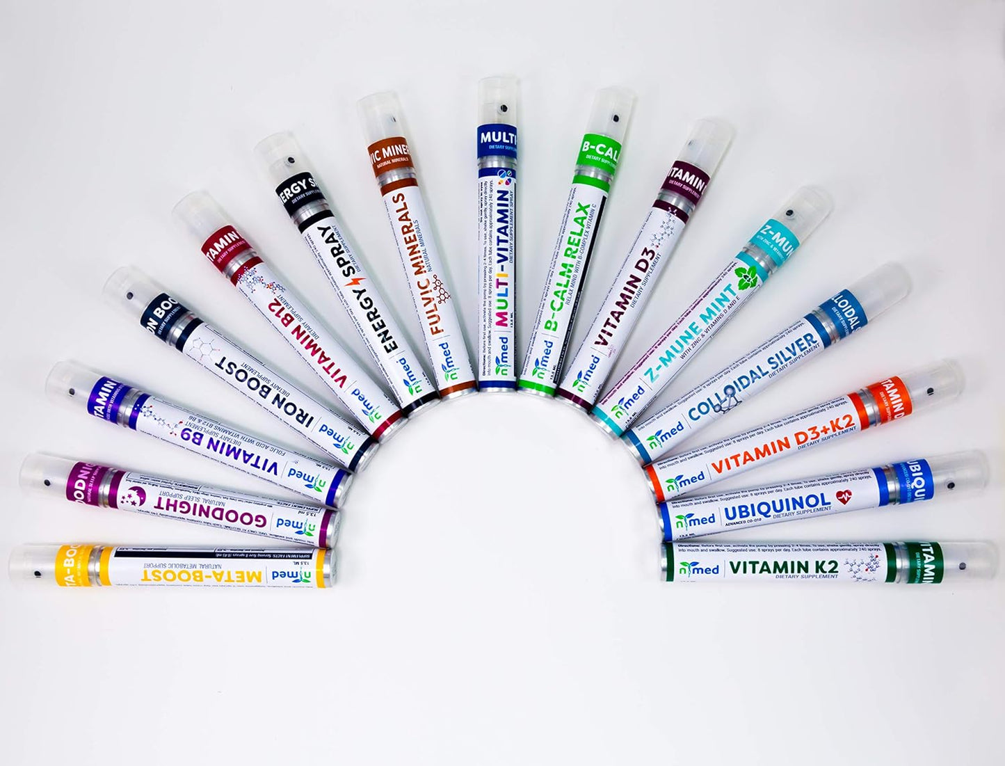 Spray Supplements with Fulvic Minerals, Trace Elements, and Vitamins for Enhanced Absorption