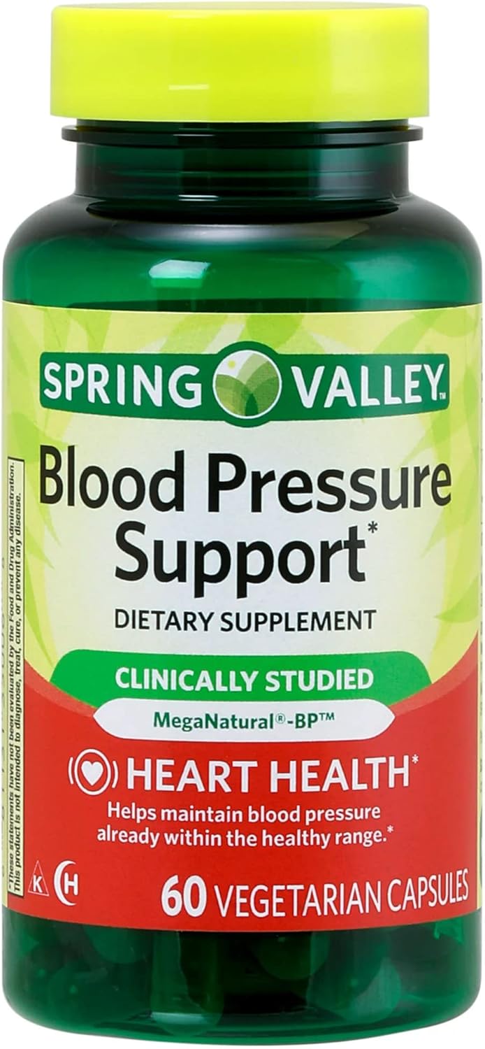 Spring Valley Blood Pressure Support Capsules - Contains A to Zinc with LUAL Formula