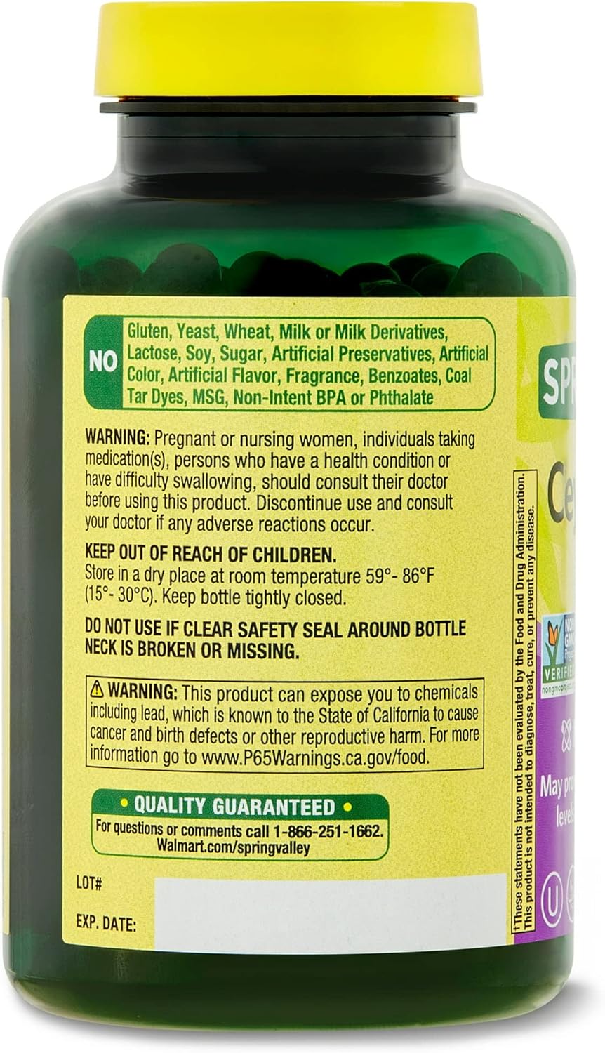 Spring Valley Ceylon Cinnamon Capsules 1200mg - Pack of 2, 120ct - Fusion Shop Store