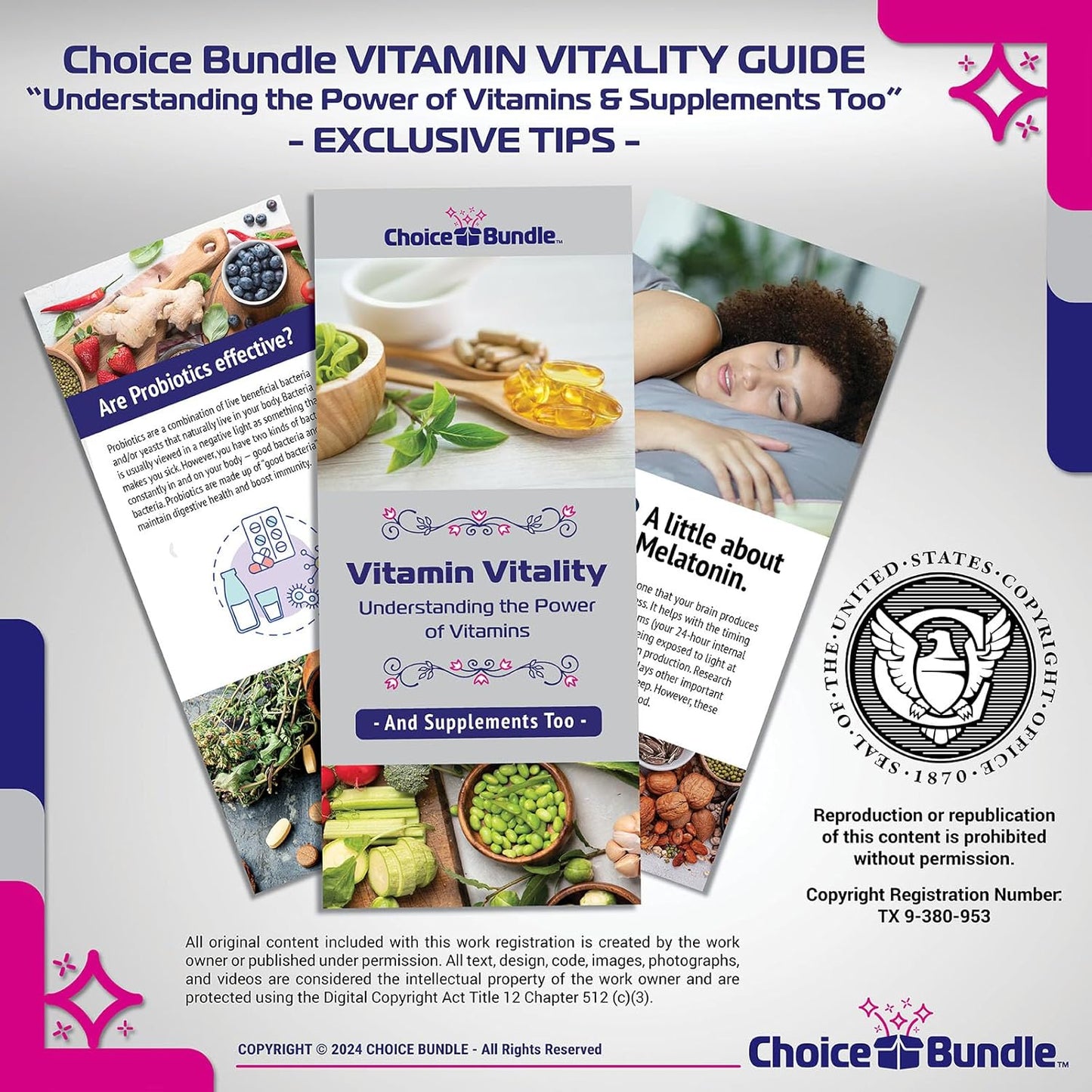 Spring Valley Ginger Root Digestive Health Supplement 550mg Capsules - 100 Ct Bundle with "Vitamin Vitality" Guide and Pill Container - 3 Items